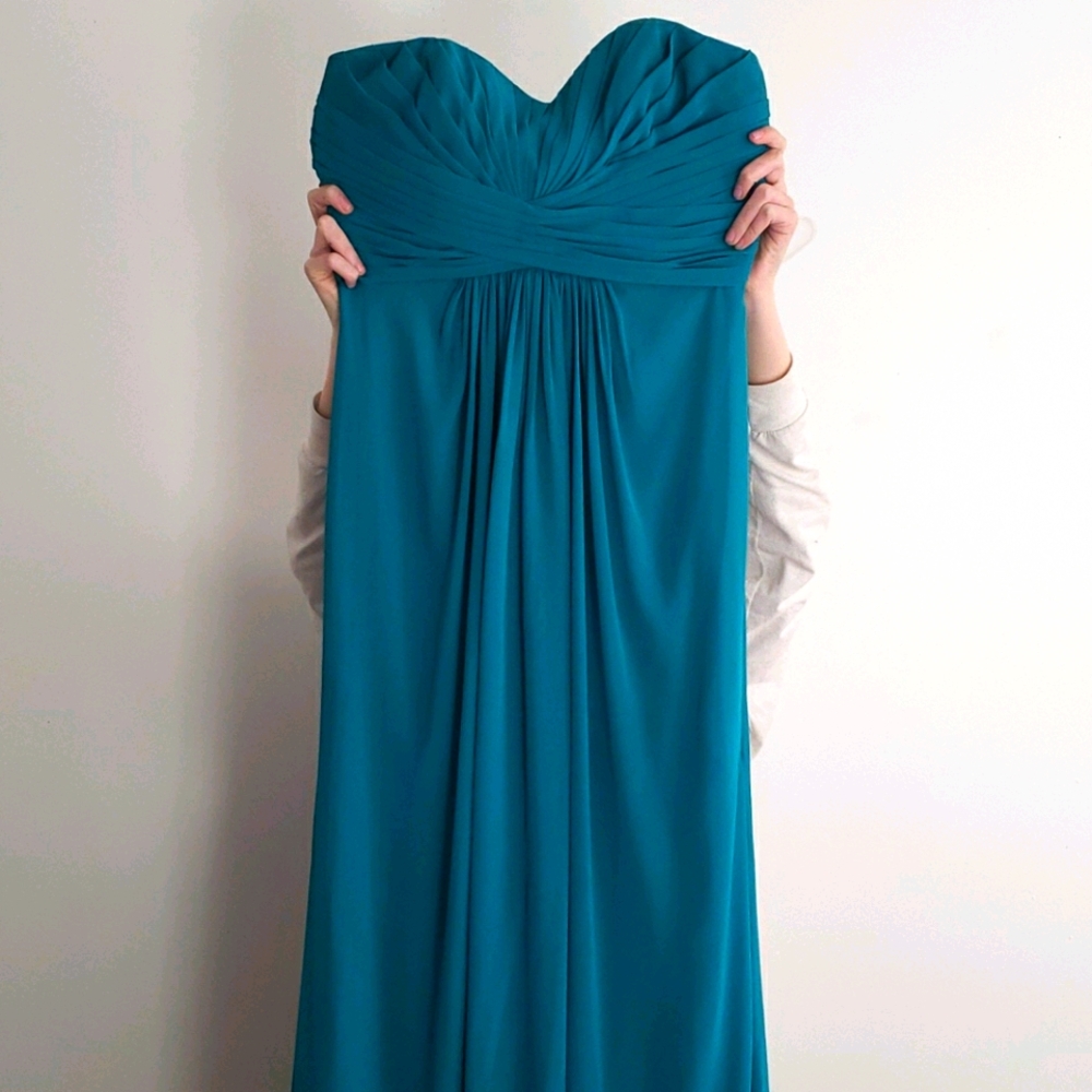 David's Bridal strapless size 8